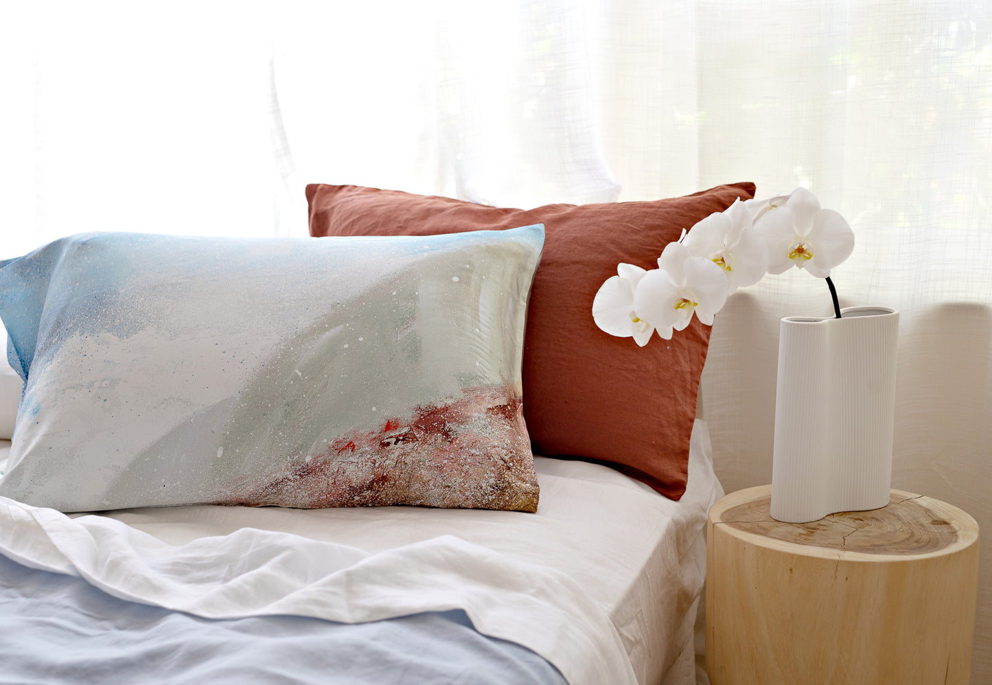 Aireys Inlet, Great Ocean Road silk pillowcase