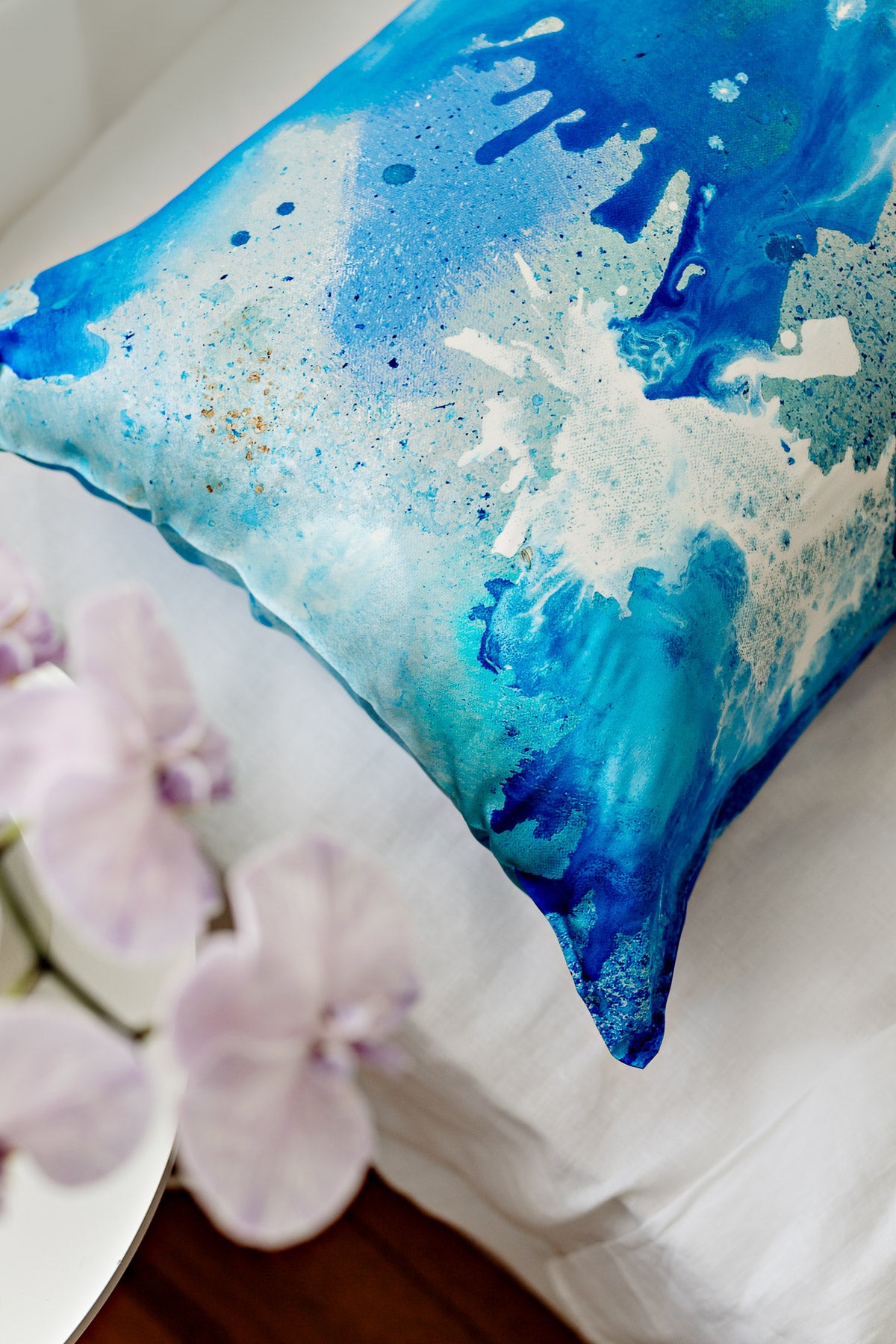 Whitehaven Beach silk pillowcase