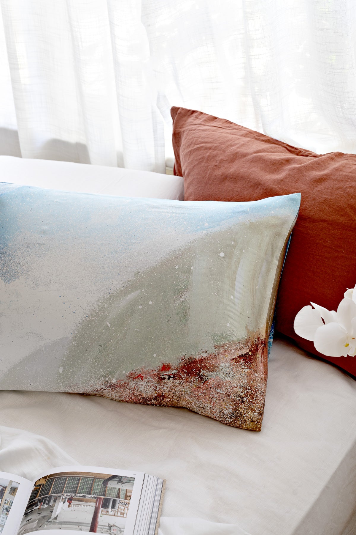 Aireys Inlet, Great Ocean Road silk pillowcase