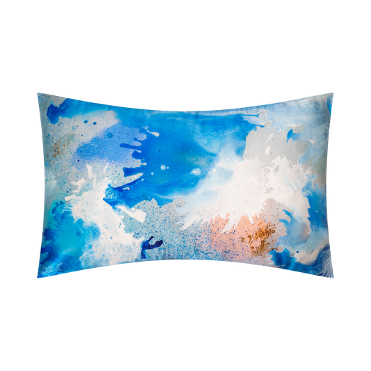 Whitehaven Beach silk pillowcase